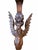 Pair Carved Winged Dragon Pedestals For Sale In Phoenix - Image 6 of 8