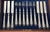 Late 19th Century Late 19th Century Victorian English Wooden Box With a Complete Silver-Plated Flatware - 48 pcs For Sale - Image 5 of 18