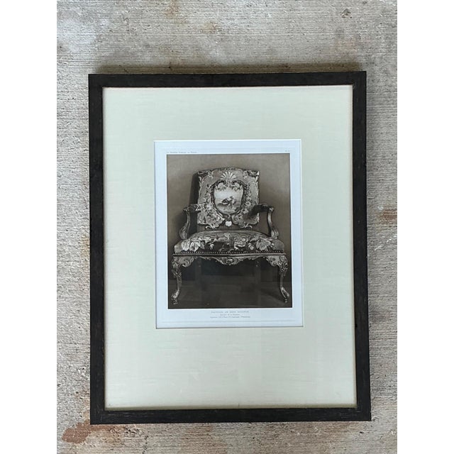 Framed Antique French Chair Print For Sale In West Palm - Image 6 of 18