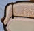 Vintage French Settee With Cabriole Legs & Without Seat Cushion For Sale In Charlotte - Image 6 of 6