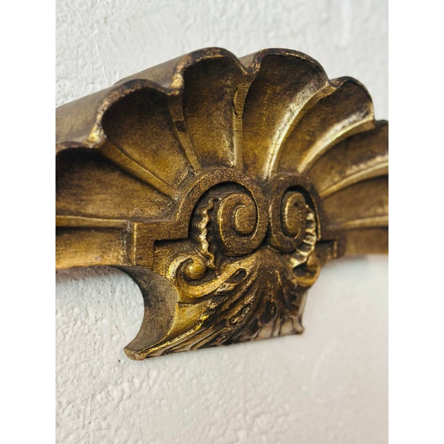 Antique Shell Wall Architectural Piece For Sale - Image 4 of 8
