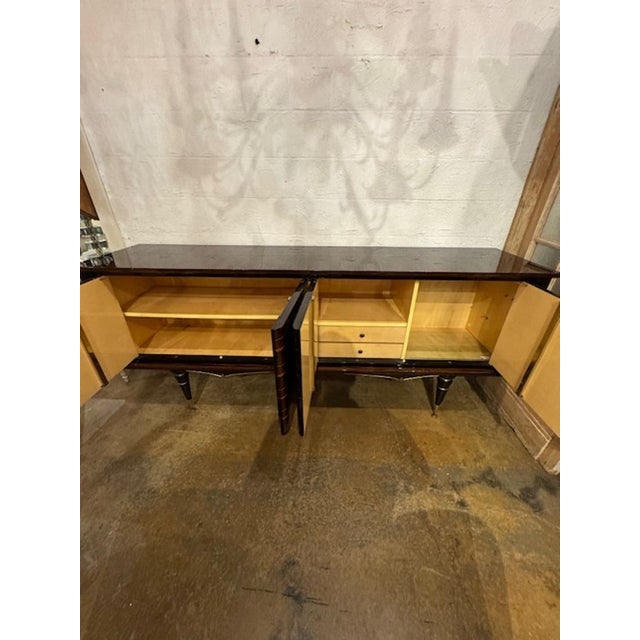 French Mid Century Macassar Sideboard For Sale In Dallas - Image 6 of 14