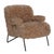 Modern comfort meets playful texture in the Exeter Lounge Chair. Wrapped in ultra-soft latte vegan fur and grounded by a...