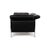 Leather Two-Seater Sofa Black from Wk Wohnen For Sale - Image 10 of 11