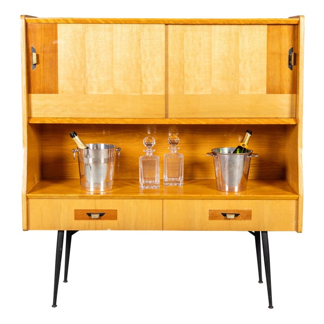 Vintage Italian Bar Cabinet, 1960s For Sale