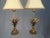 1930s Toile Lamps With Shades - a Pair For Sale - Image 4 of 10
