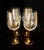 Copper 1990s Copper-Stemmed Wine Glasses - Set of 4 For Sale - Image 8 of 11