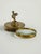 Vintage Brass Magnifying Glass Paper Weight For Sale In Atlanta - Image 6 of 11