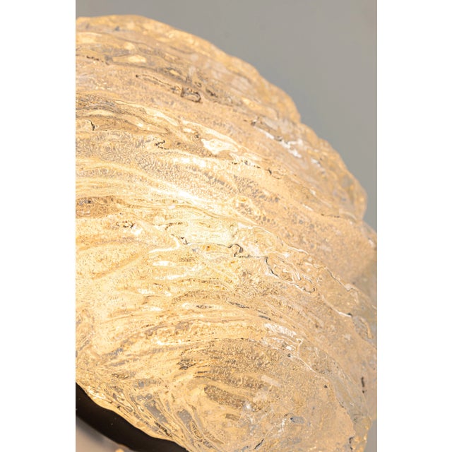 Petite Ice Glass Sconces from Limburg, Germany, Set of 2 For Sale - Image 8 of 10