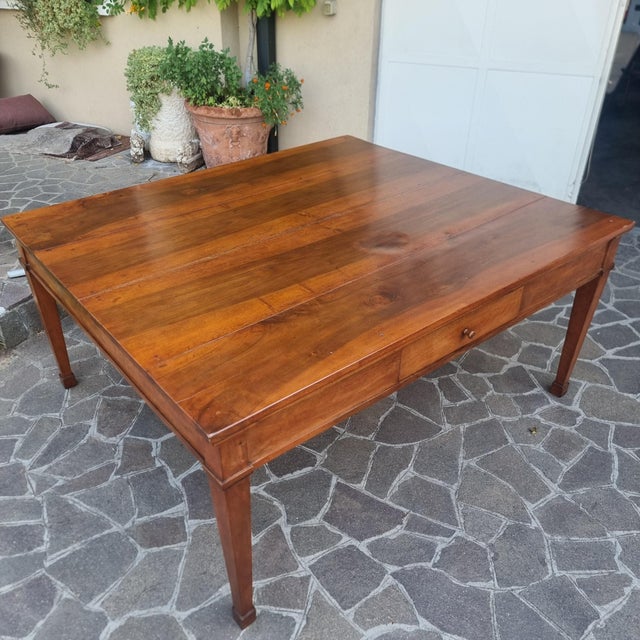 18th Century Walnut Table from Venetian Directory, 1770 For Sale - Image 10 of 13