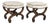 Pair of French Classical Style Benches / Footstools For Sale