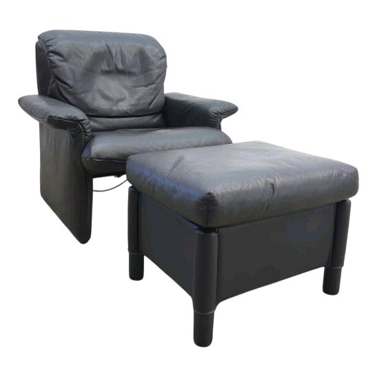 Set of Armchair and Ottoman from Cor For Sale