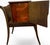 Vintage Art Deco Neoclassical Mahogany Copper-Lined Humidor Magazine Side Table For Sale - Image 12 of 18