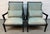 Mid-Century Chinese Chippendale Style Ebonized Bamboo Lounge Chairs by LaCor For Sale In New York - Image 6 of 16