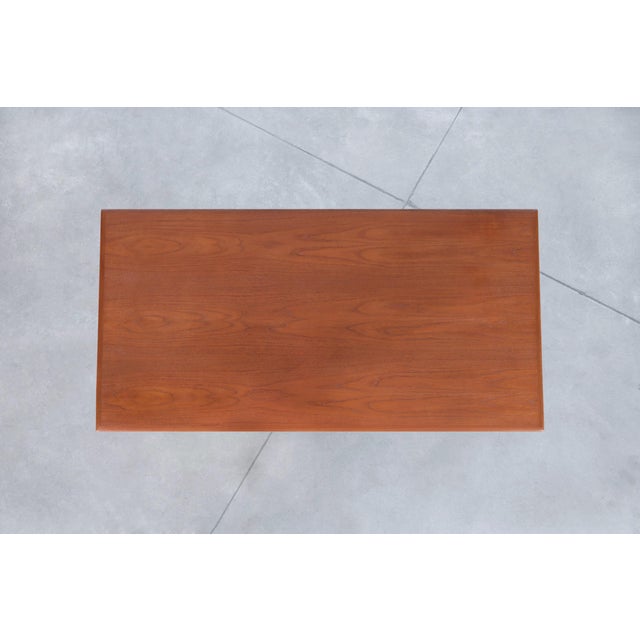 1960s Mid-Century Teak Desk With Bookcase by Erik Brouer for Brouer Mobelfabrik For Sale - Image 11 of 12