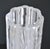 Glass 1960s Mid-Century Modern Tree Bark Crystal Vase by Kristall Krisla Italy For Sale - Image 7 of 12