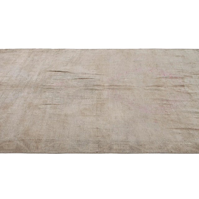Traditional Turkish Vintage Washed Out Kars Wool Rug For Sale - Image 3 of 6