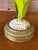 Vintage Italian Tole Floral Table Lamp With Hand-Painted Flowers For Sale - Image 9 of 11