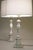 1960s Large Matched Pair Neo Classic Hollywood Regency Modern Carrara Marble Tuscan Column Style Table Lamps For Sale - Image 4 of 11
