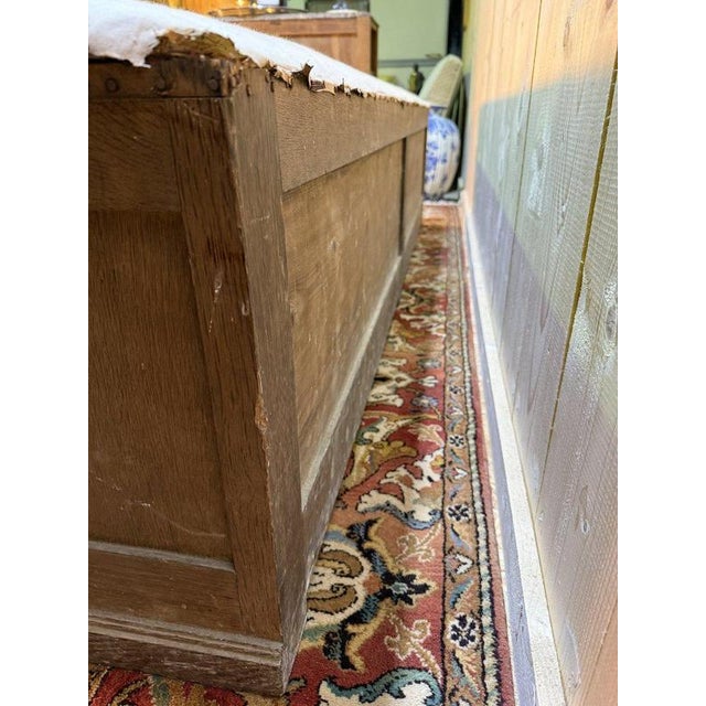Oak Shop Bench with Drawers For Sale - Image 10 of 11