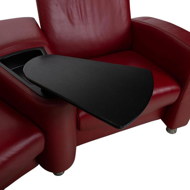 Arion 2-Seater Sofa in Red Leather from Stressless For Sale - Image 14 of 18