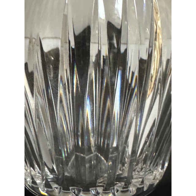 Vintage Baccarat France Crystal "Massena" Blown 11" Tall Decanter With Sign Stopper For Sale - Image 12 of 18