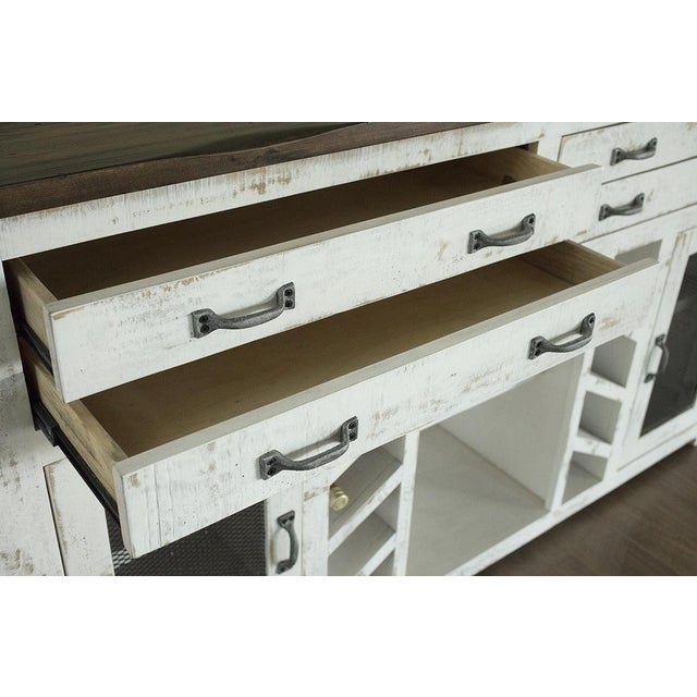 2020s Greenview Display & Store Sideboard With Wine Rack - 70" For Sale - Image 5 of 7