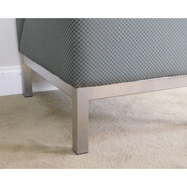 Mid-Century Modern Chrome Base Lounge Chairs - a Pair For Sale - Image 10 of 12