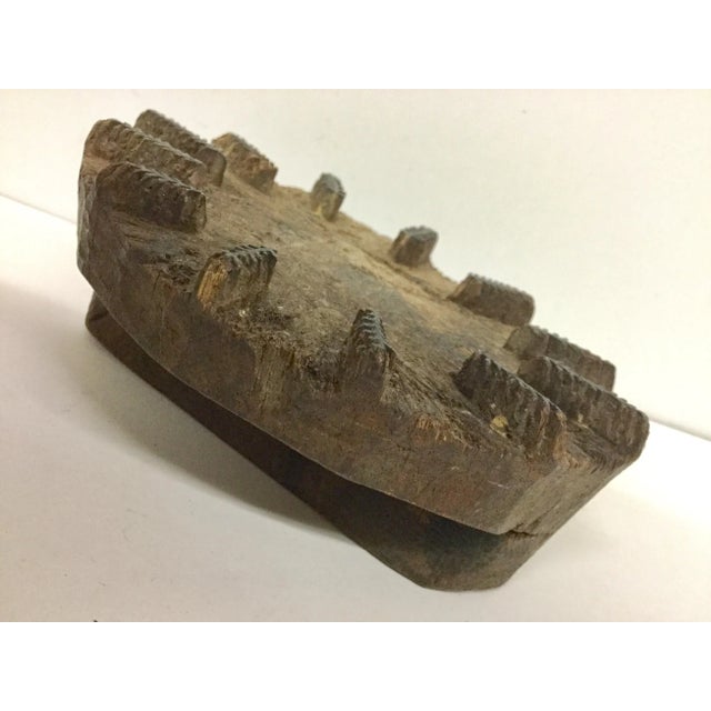 Primitive Balinese Wood Fabric Printing Tool For Sale - Image 13 of 13