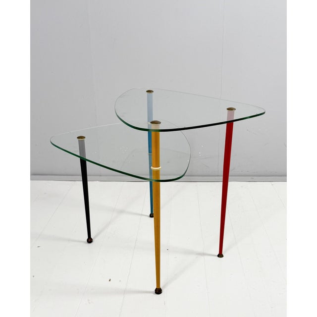 Arlecchino Side Table by Edoardo Paoli for Vitrex, 1950s For Sale - Image 15 of 18