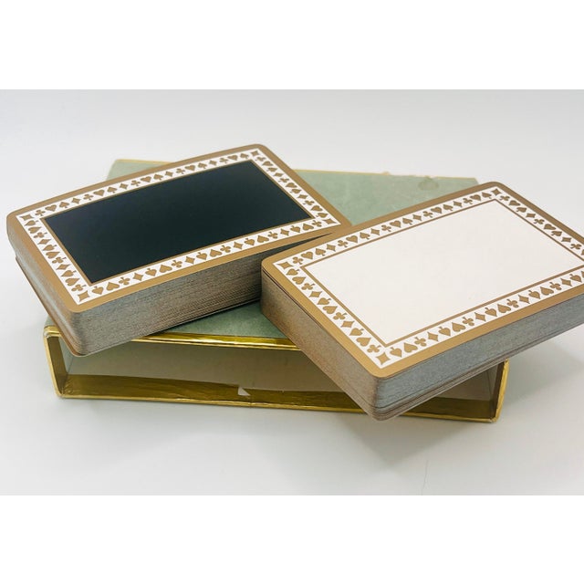 1960s Tiffany & Co. Vintage Bridge Playing Card Set For Sale - Image 5 of 12