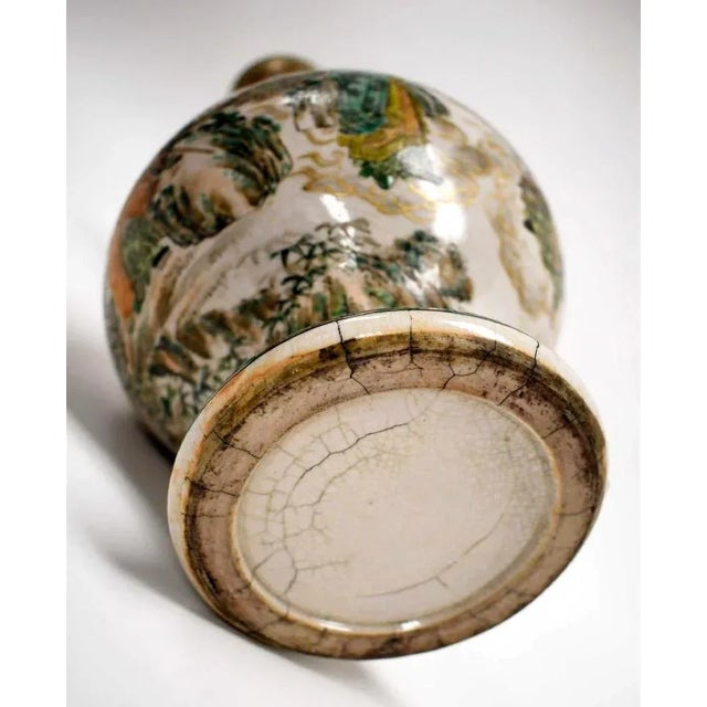 Early Japanese Satsuma Antique Vase For Sale In Atlanta - Image 6 of 13