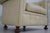 Animal Skin Pair Creme Color Leather Chesterfield Chairs For Sale - Image 7 of 18