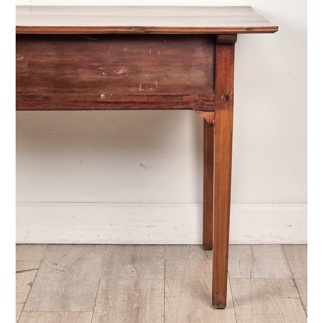 Wood American Fruitwood One-Drawer Tavern Table, Circa 1810 For Sale - Image 7 of 9