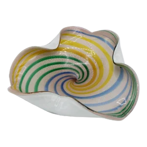 Mid 20th Century Italian Murano Glass Bowl / Cachepot