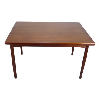 Vintage Extendable Dining Table in Teak, 1960s For Sale