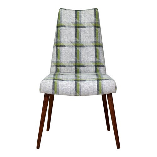 Restored Vintage Danish Teak Desk Chair