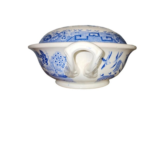 Copeland & Garrett 1880 Copeland Spode Steamer Vegetable Bowl For Sale - Image 4 of 8