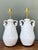 This striking pair of vintage ceramic table lamps captures the perfect balance of sophisticated Mediterranean form and...