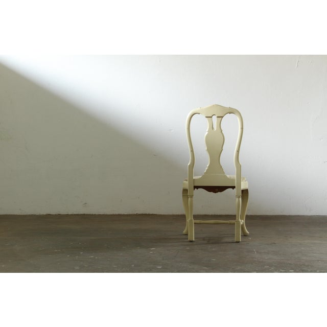 Vintage Louis XV Swedish Rococo Conservatory Chairs, 1900s, Set of 4 For Sale - Image 12 of 18