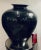Modern Large Modern Black Glaze Bulbous Vase For Sale - Image 3 of 5