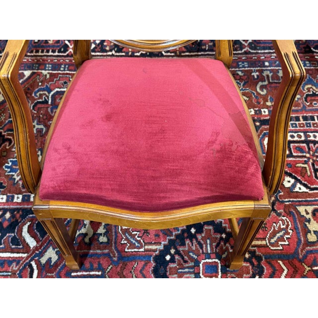 English Regency Beechwood Armchairs, 1970s, Set of 12 For Sale - Image 12 of 18