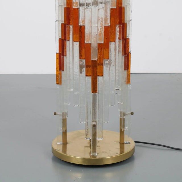 Italian Glass Floor Lamp from Poliarte, 1960s For Sale - Image 12 of 17