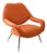 DU 55 Armchair in Walnut and Brass by Gastone Rinaldi for Rima, 1950s For Sale