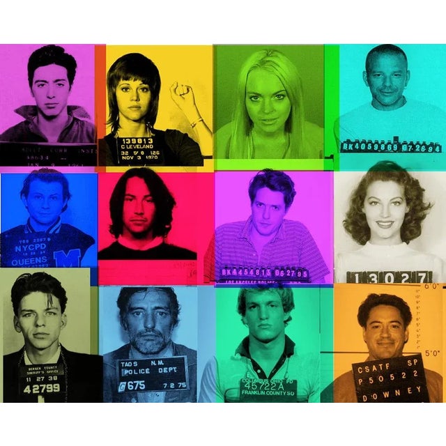 Acting tough by batik signed limited edition pop art print paper size oversize 40 x 30" inches / 101 x 76 cm signed &...