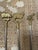 1980s Vintage Brass Animal Top Skewers Set of 7 Brass & Steel For Sale - Image 5 of 11