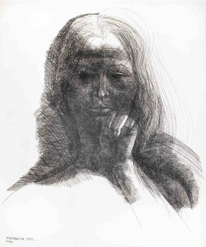 Emilio Greco, Primavera, Etching, 1972