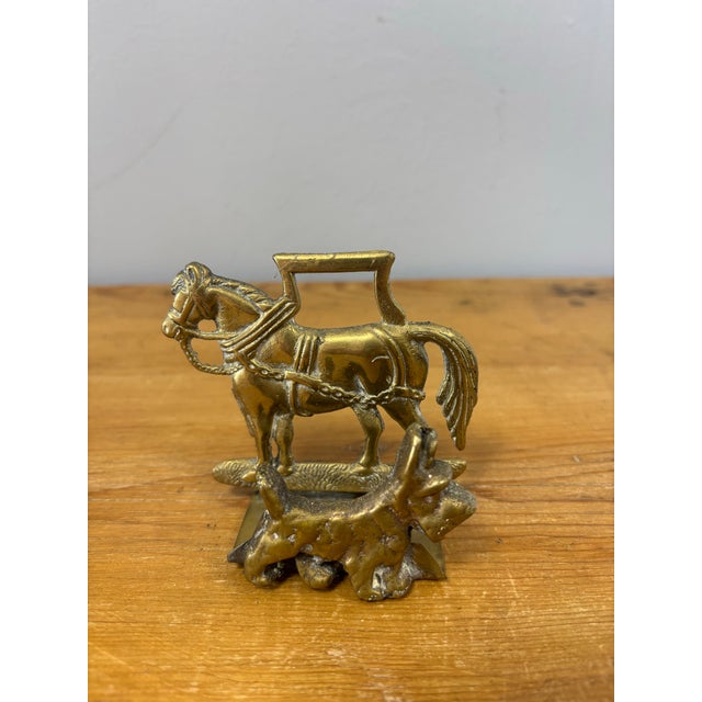 This vintage brass letter rack is a charming piece of English craftsmanship, hand-selected and imported directly from...