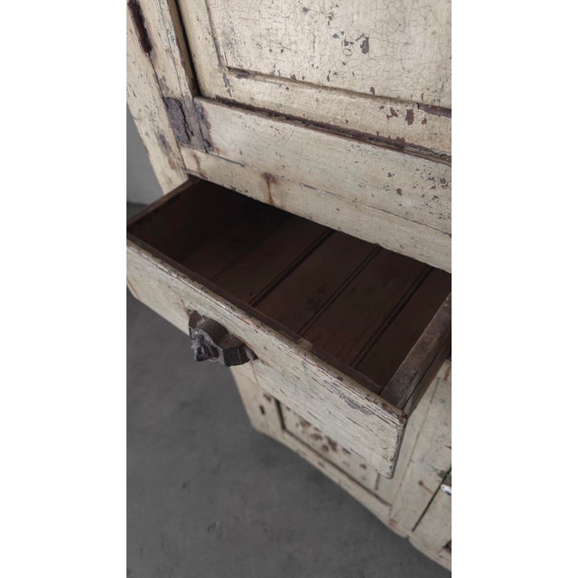 Antique European Wabi Sabi Pantry Cabinet For Sale In Las Vegas - Image 6 of 10