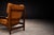 1960s Alexandre Rapoport Brazilian Rosewood Armchair With Ottoman in Burnt Caramel Mohair, Brazil, 1960s For Sale - Image 5 of 17
